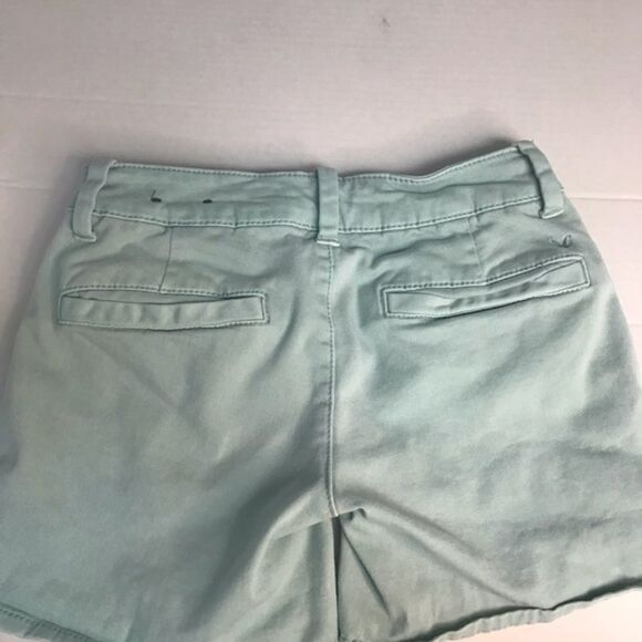 AMERICAN EAGLE  Stretch MIDI shorts sea green size 0 - Picture 3 of 6